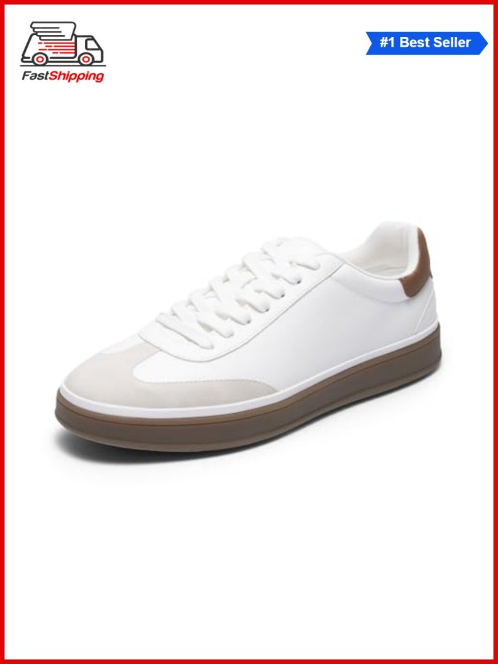 ✨ Men's Retro Casual Fashion Sneakers Lace-Up Spliced Faux Suede